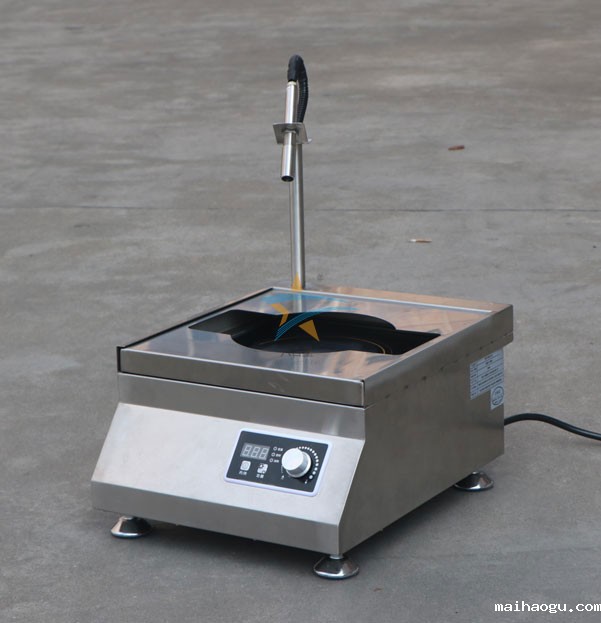 台式商用铁板烧电磁炉实拍图