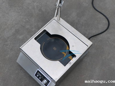 台式商用铁板烧电磁炉实拍图