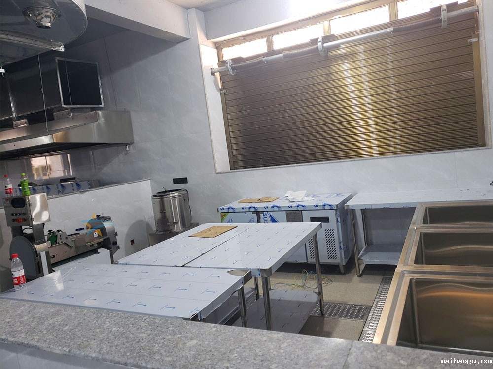 温州泰顺学府厨房工程粗加工间 温州泰顺学府厨房工程粗加工间