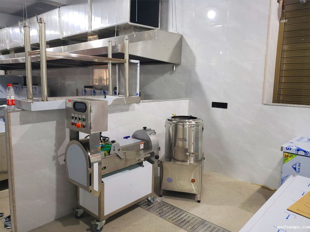 温州泰顺学府厨房工程多功能切菜机 温州泰顺学府厨房工程多功能切菜机