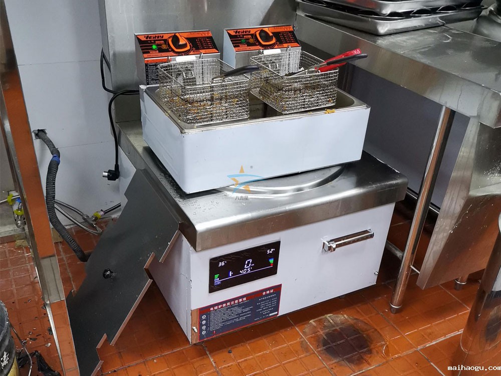 老佛爷铜炉蛙锅连锁餐饮厨房工程商用炸炉