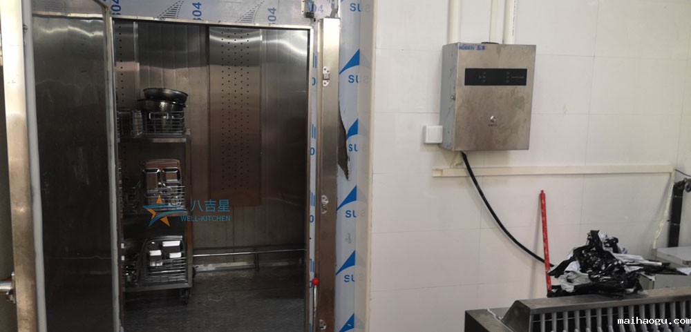 通艺实验学校食堂厨房高温蒸汽消毒房