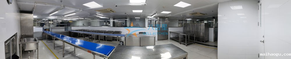 南山鑫辉餐饮中央厨房分餐包装区