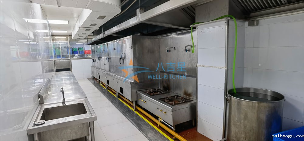 南山鑫辉餐饮中央厨房二楼蒸煮区