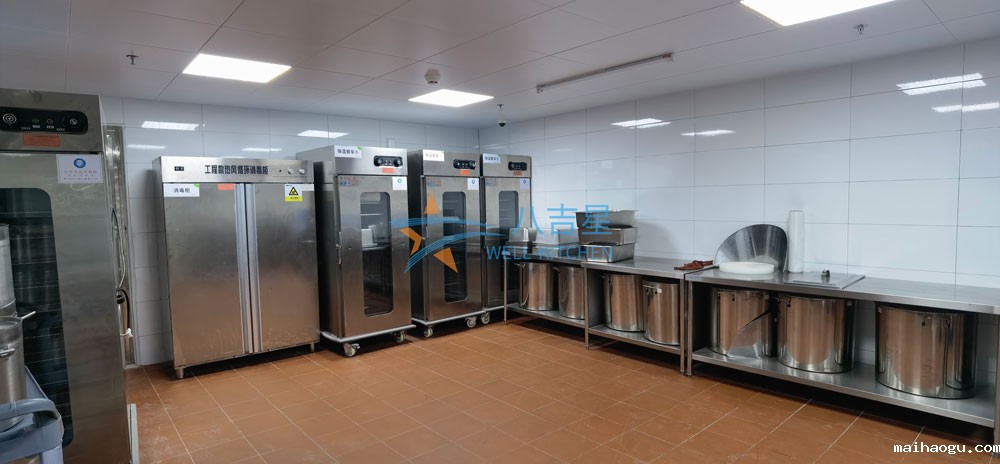深圳开立生物医疗员工食堂厨房工程备餐区