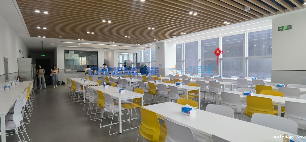 深圳建设集团员工食堂用餐区